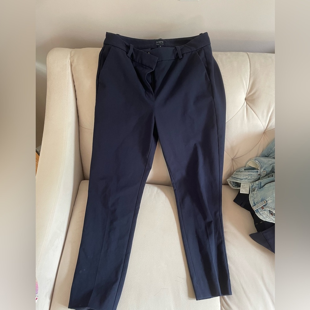 J crew navy dress pants